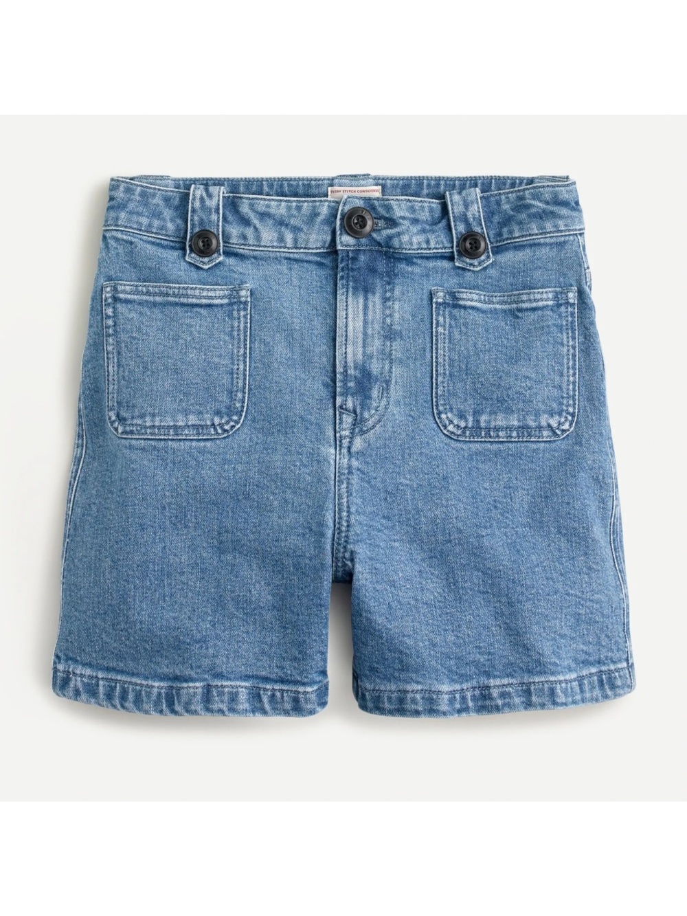 J. Crew Front Pocket Denim Short in Sky Fall Wash 10